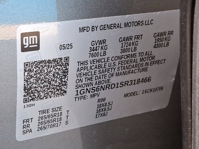 2025 Chevrolet Tahoe LT