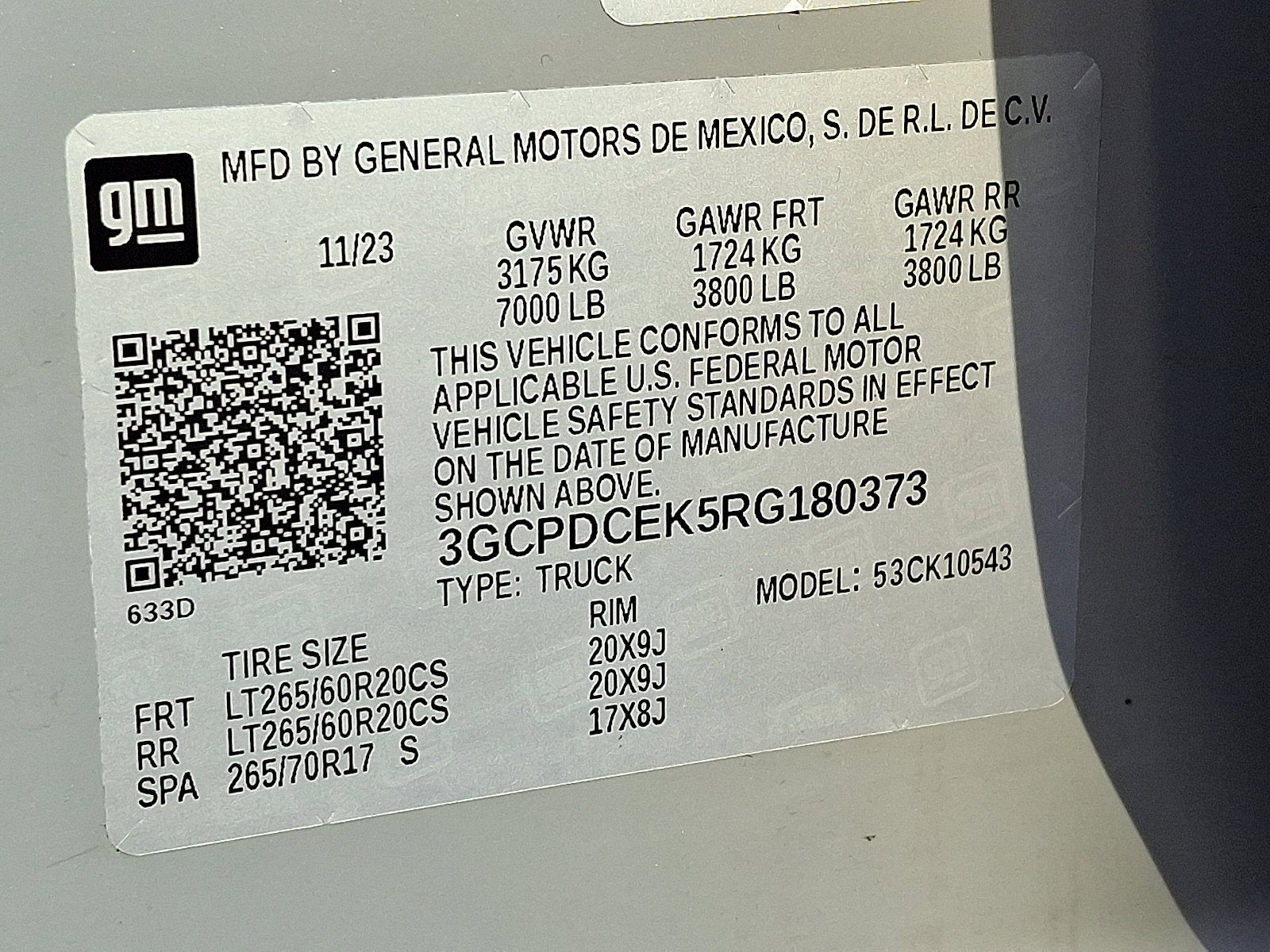 2024 Chevrolet Silverado 1500 Custom Trail Boss