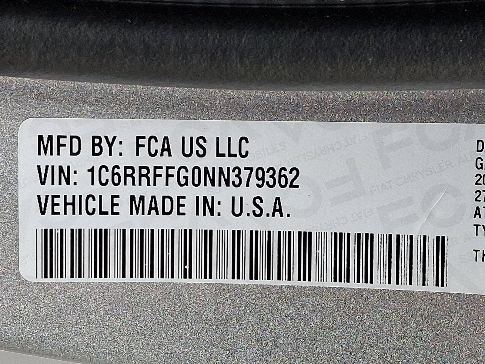 2022 RAM 1500 Big Horn