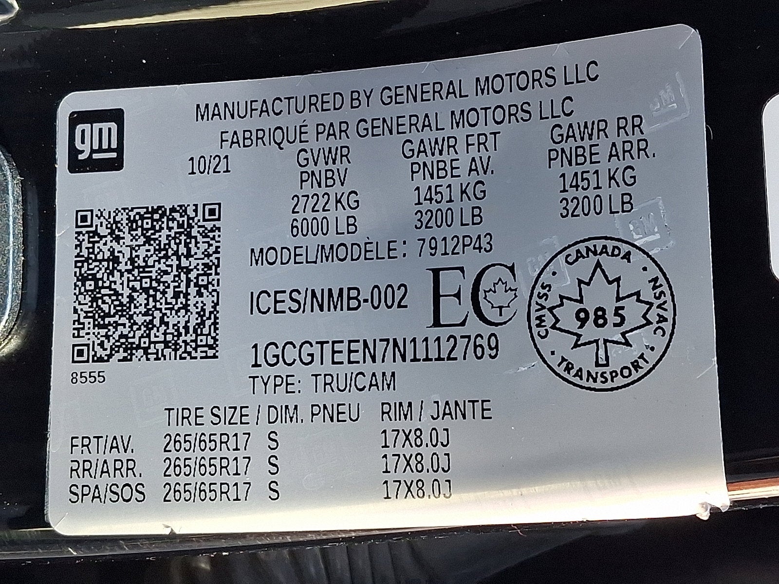 2022 Chevrolet Colorado ZR2