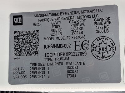 2023 Chevrolet Colorado Z71