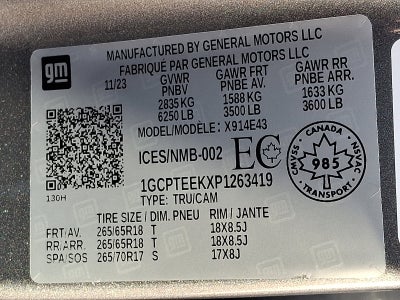 2023 Chevrolet Colorado Trail Boss