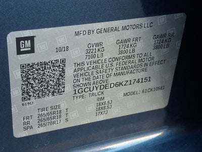 2019 Chevrolet Silverado 1500 LT