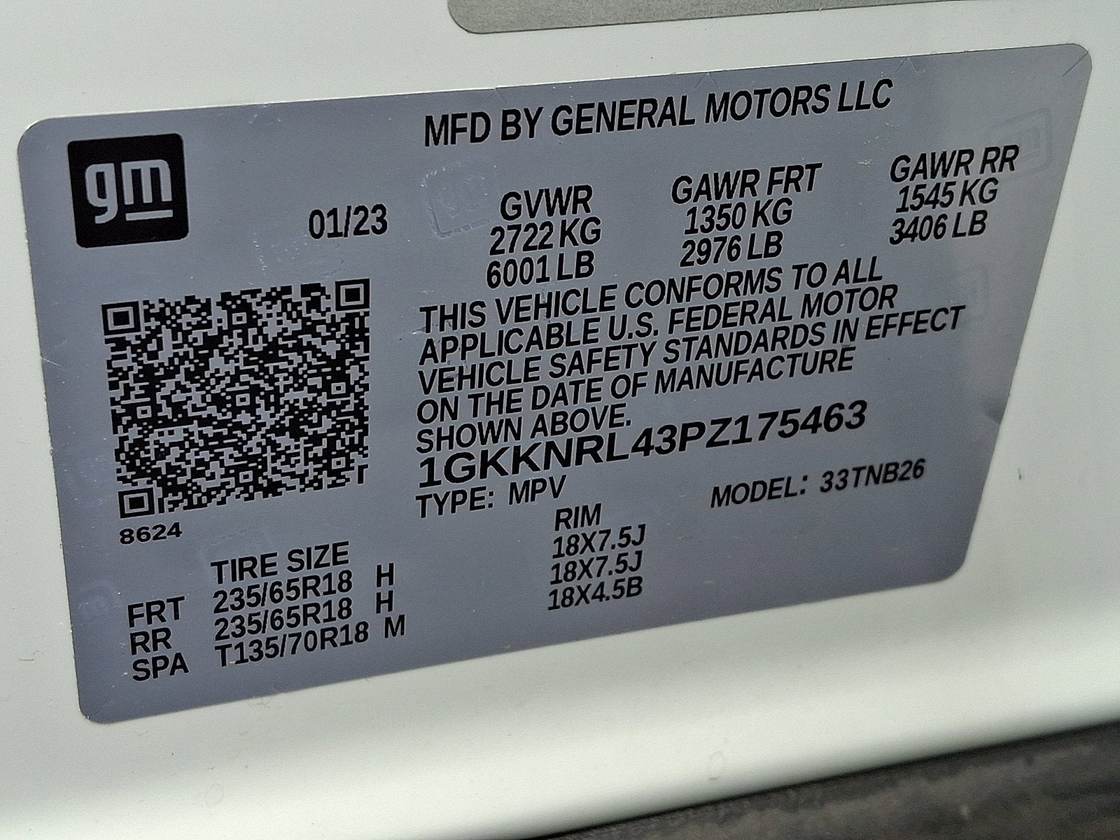2023 GMC Acadia SLE
