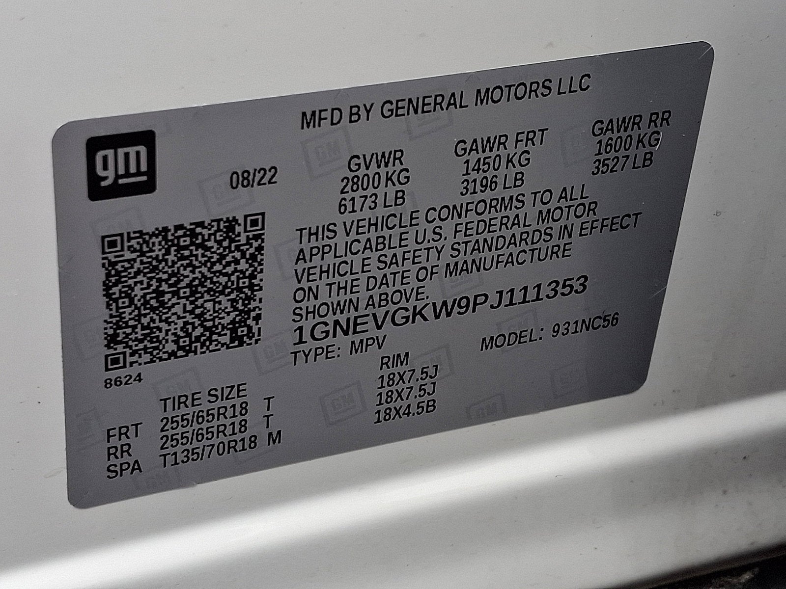 2023 Chevrolet Traverse LT Cloth