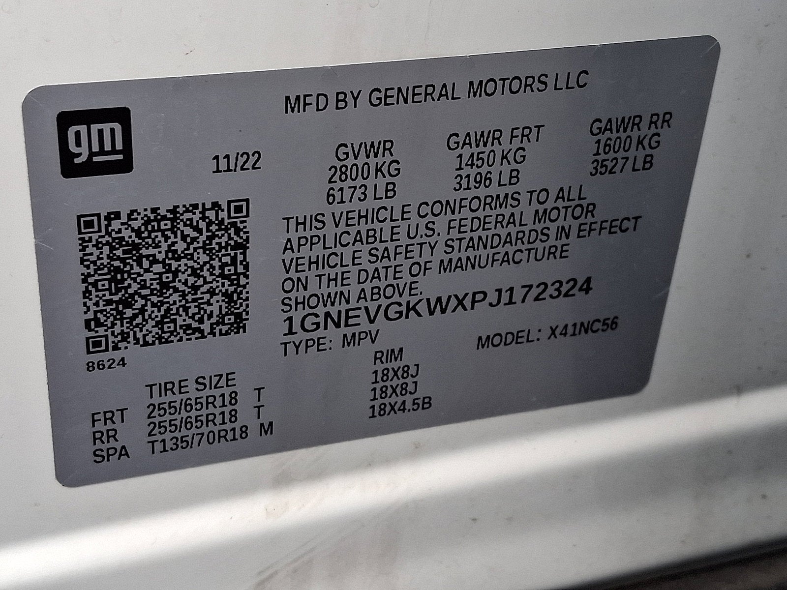 2023 Chevrolet Traverse LT Cloth
