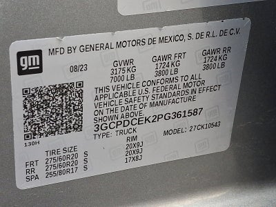 2023 Chevrolet Silverado 1500 Custom Trail Boss