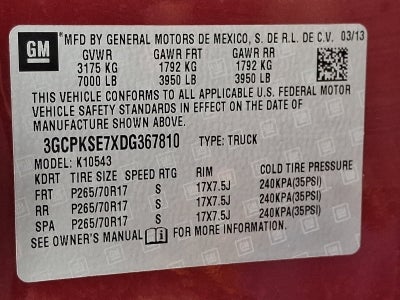 2013 Chevrolet Silverado 1500 LT