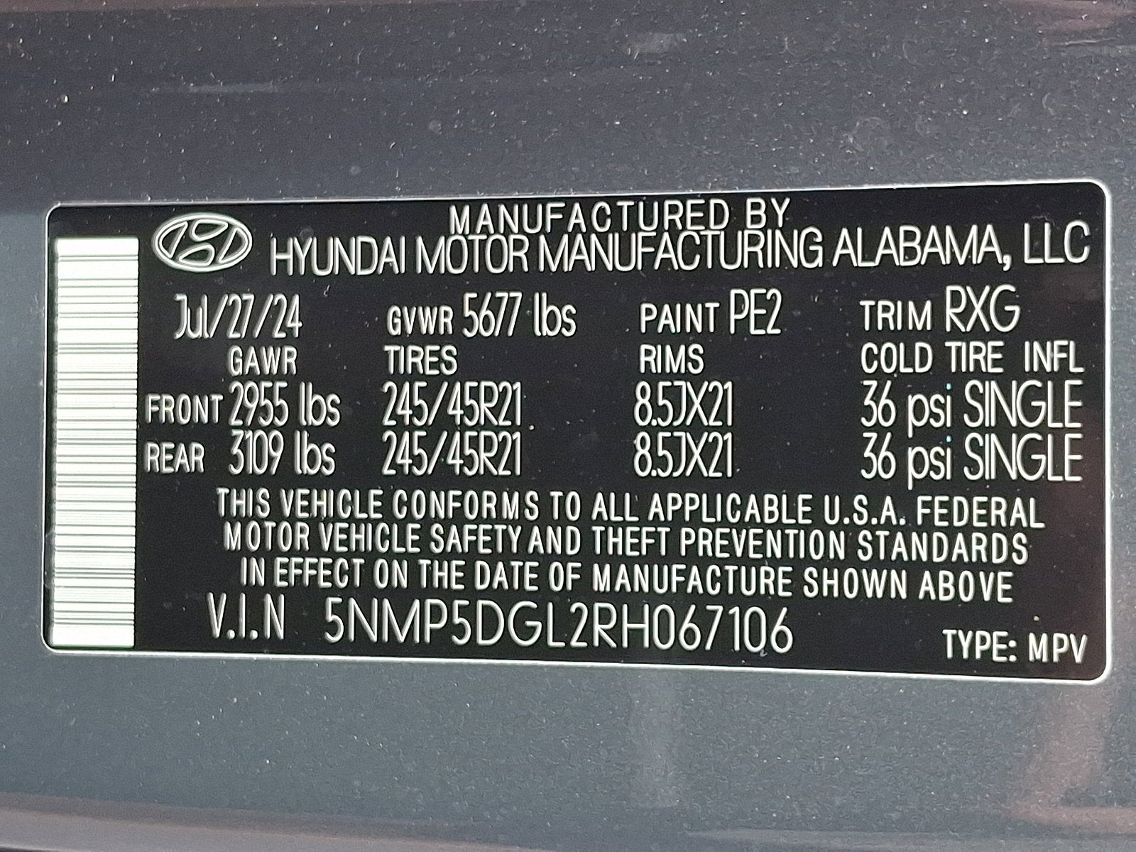 2024 Hyundai Santa Fe Calligraphy